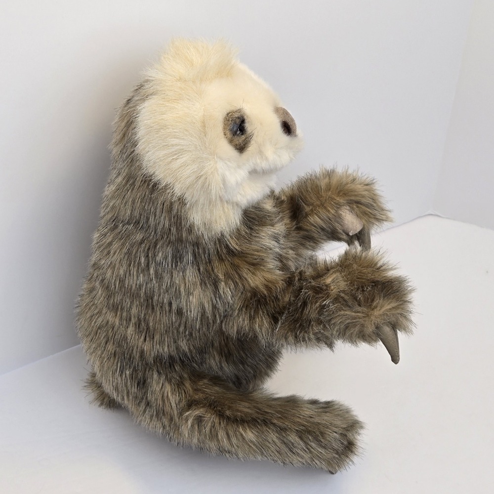 Folkmanis Baby Sloth Hand Puppet Soft Plush Stuffed Animal Toy‎ Realistic 13"